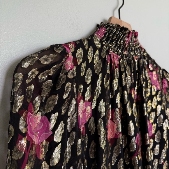 Kate Spade New York Rose Garden Smocked Shift Dress - Picture 9 of 12